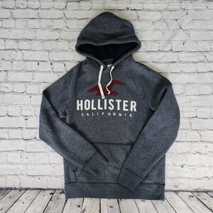Hollister Pullover Hoodie Blue Size Medium